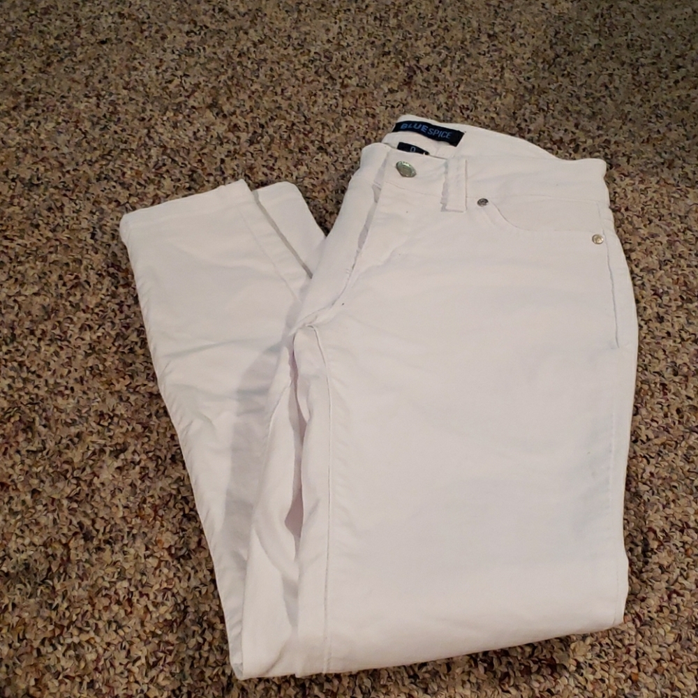 White denim skinny Jean's